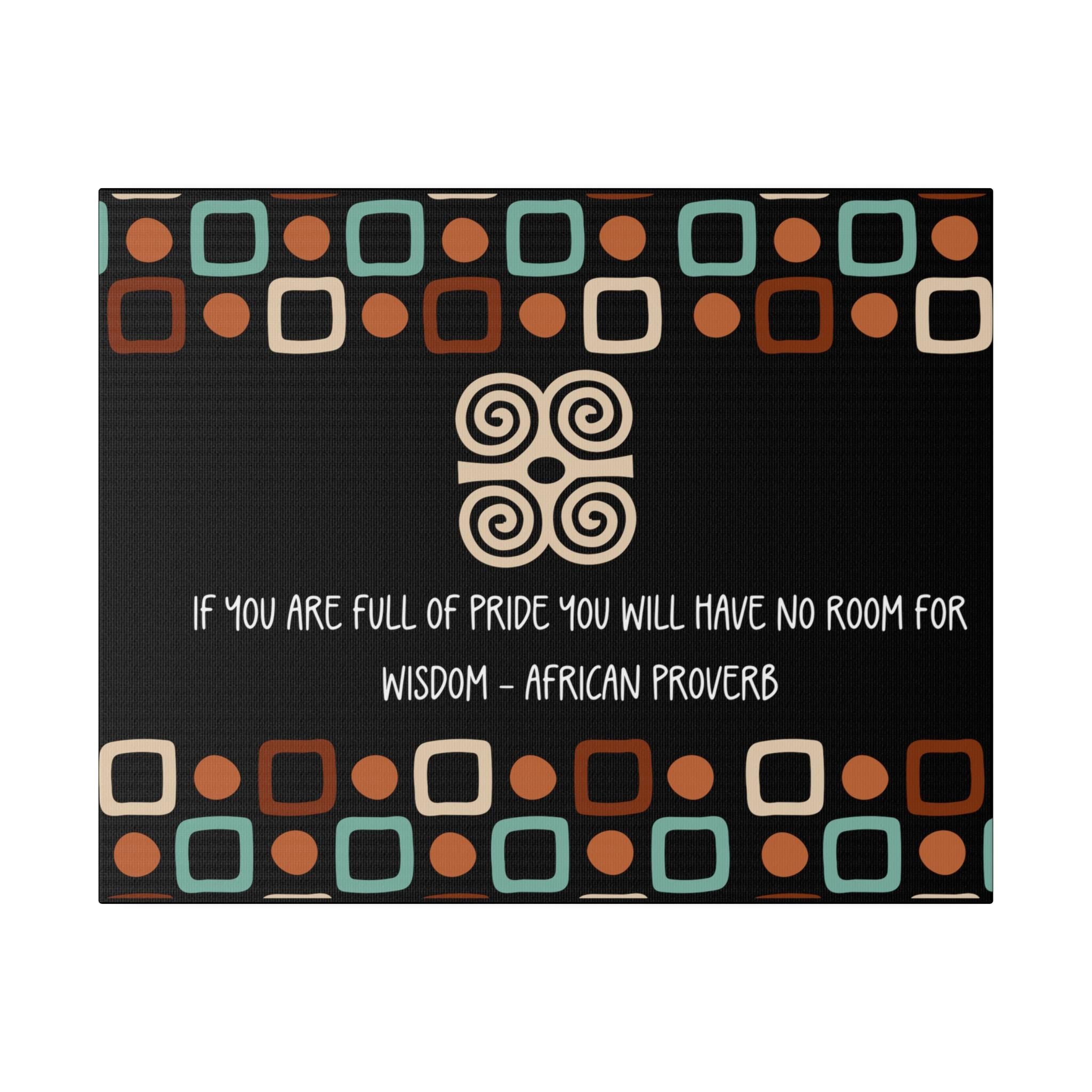 Dwennimmen Adinkra Symbol Matte Art Decor