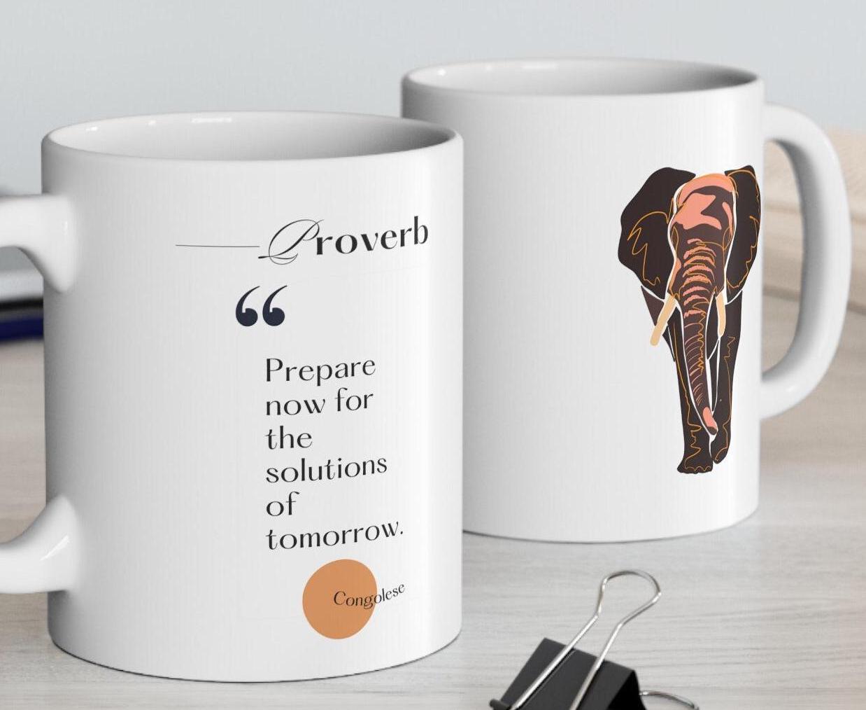 African Proverb Coffee Mug