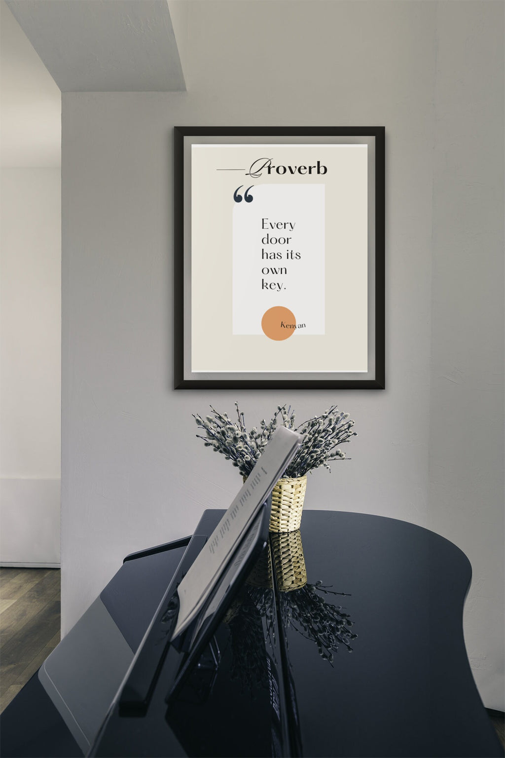 African Proverb Wall Art