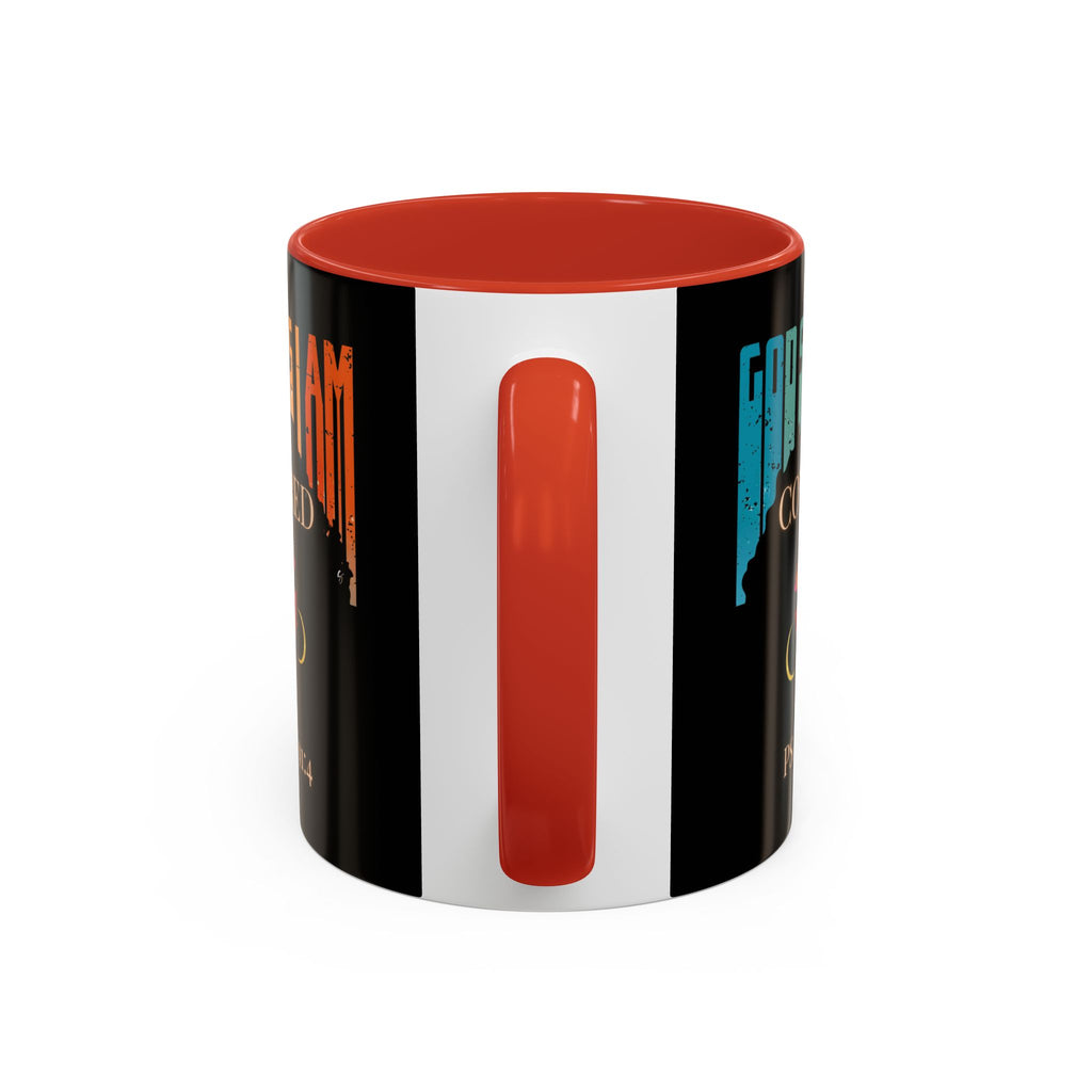 GOD SAYS I AM- Covered Coffee Mug (11, 15oz)