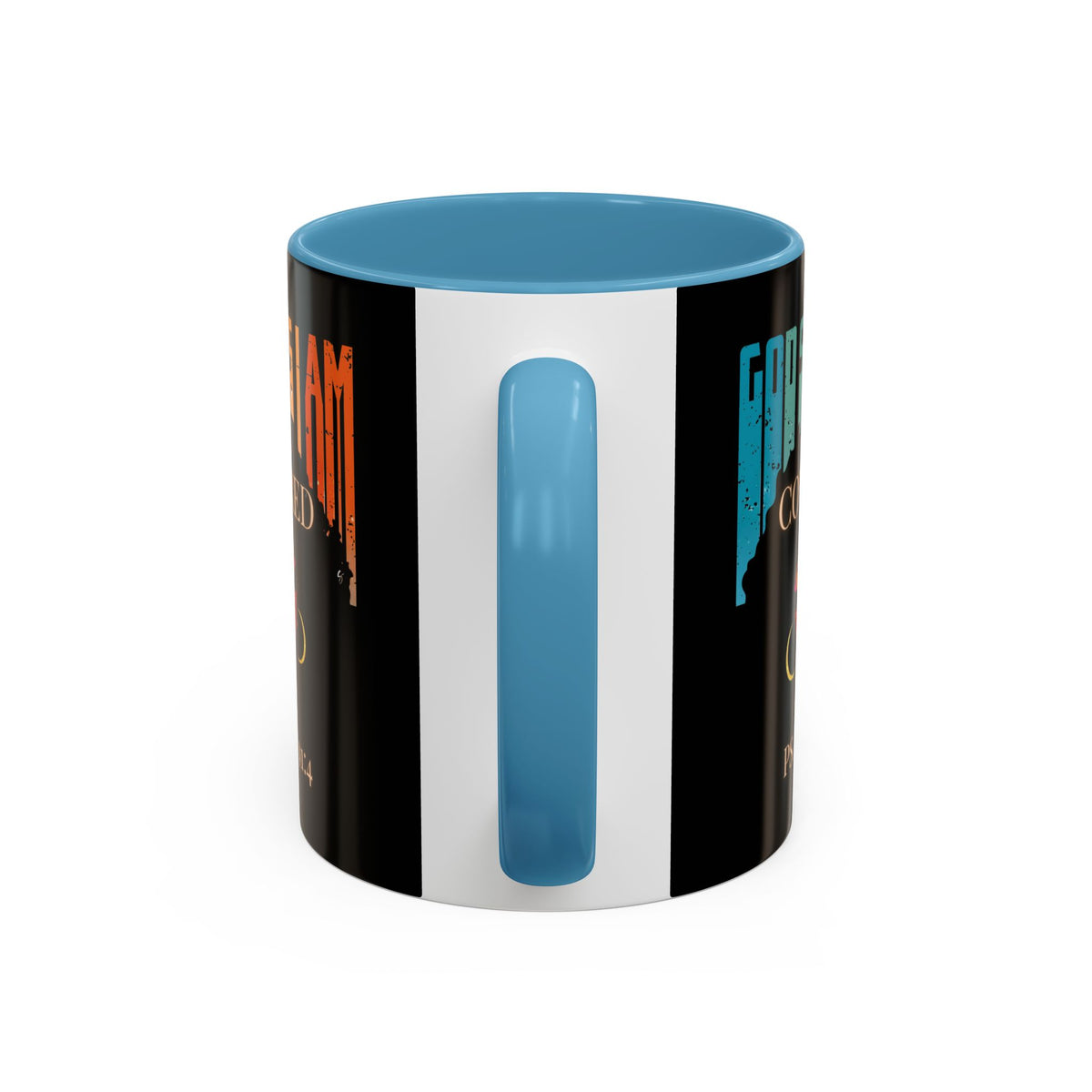GOD SAYS I AM- Covered Coffee Mug (11, 15oz)