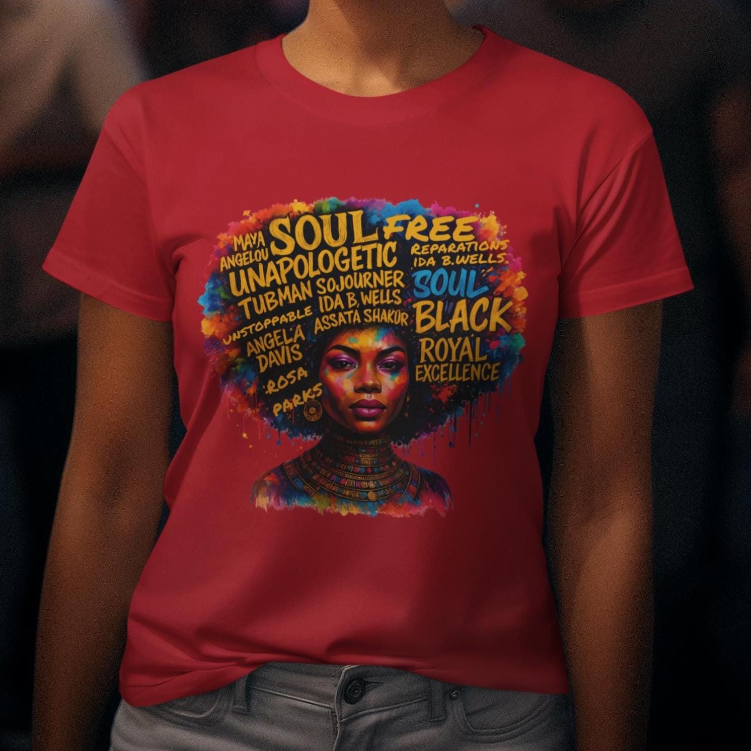Juneteenth Soul Free Unisex T-Shirt