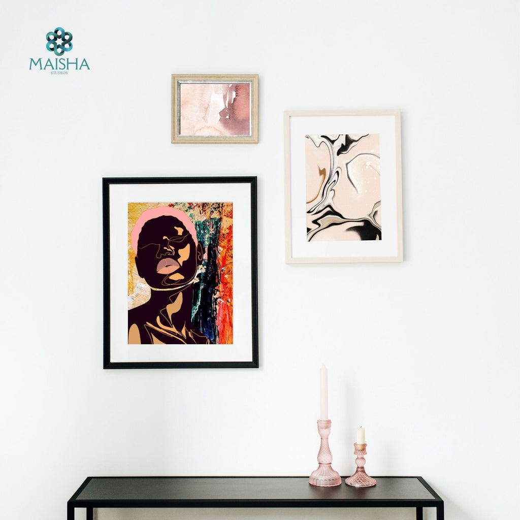 Melanin Beauty Series - “Olivia”, Digital Art Print