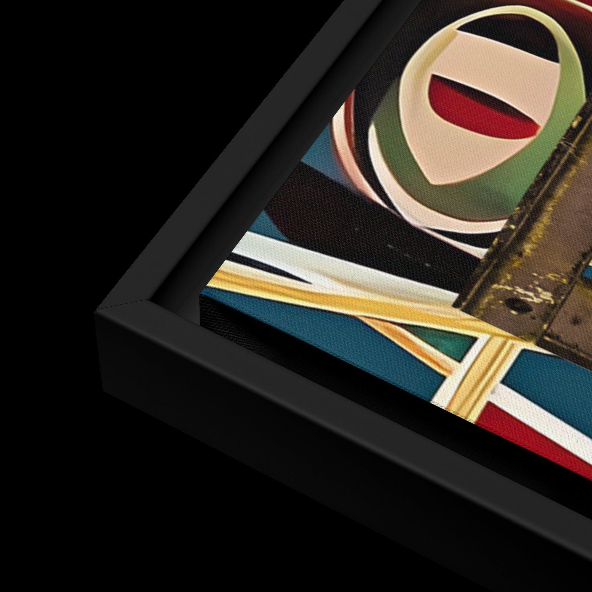 Abstract African Framed Canvas