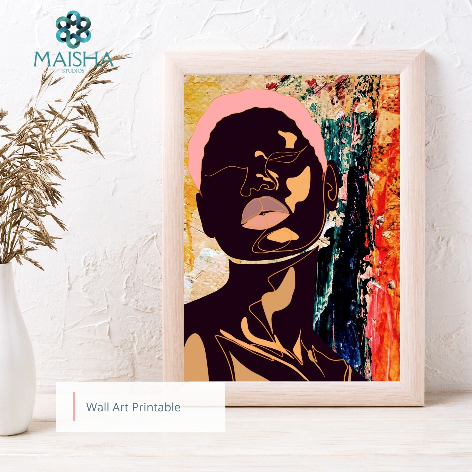 Melanin Beauty Series - “Olivia”, Digital Art Print