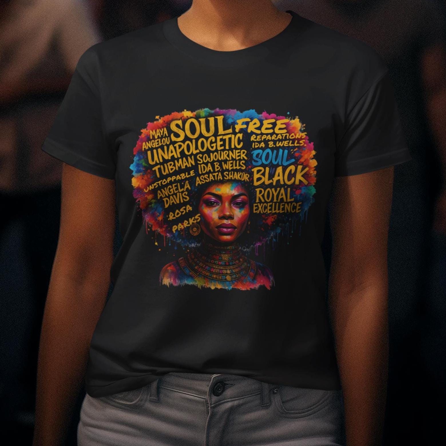 Juneteenth Soul Free Unisex T-Shirt