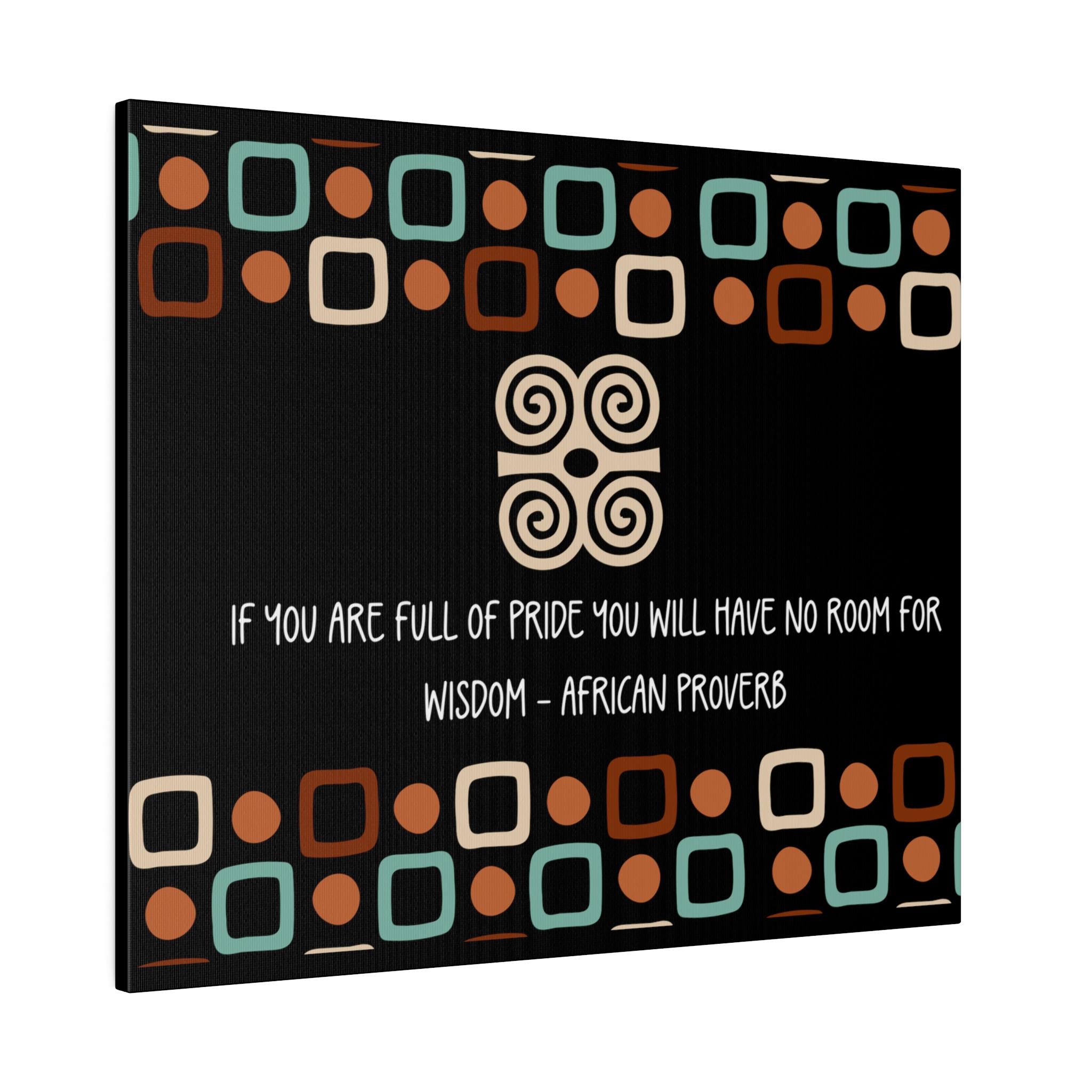 Dwennimmen Adinkra Symbol Matte Art Decor