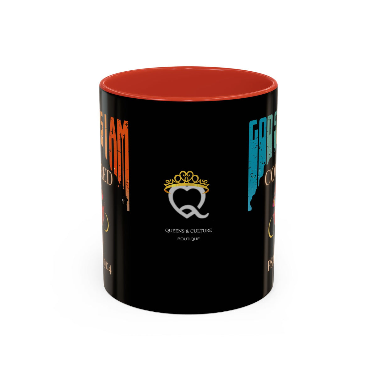 GOD SAYS I AM- Covered Coffee Mug (11, 15oz)