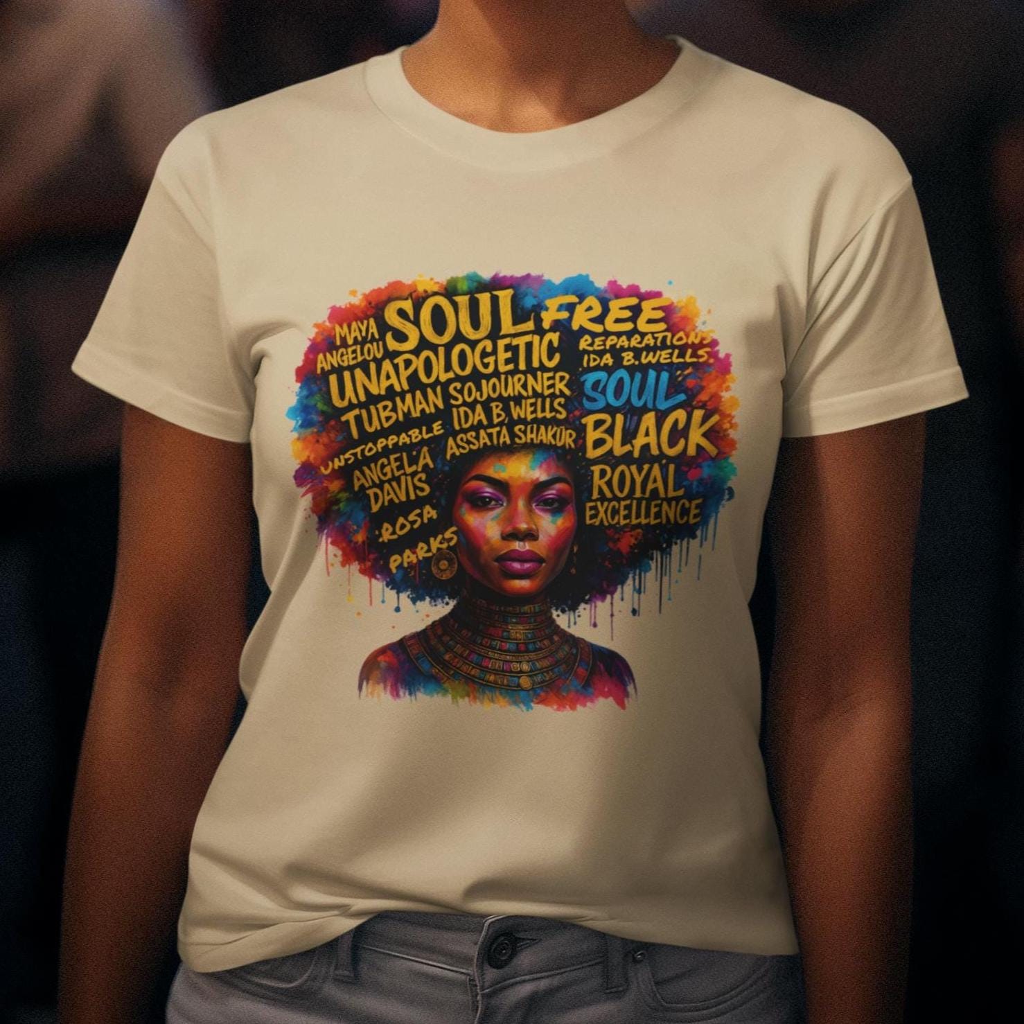 Juneteenth Soul Free Unisex T-Shirt