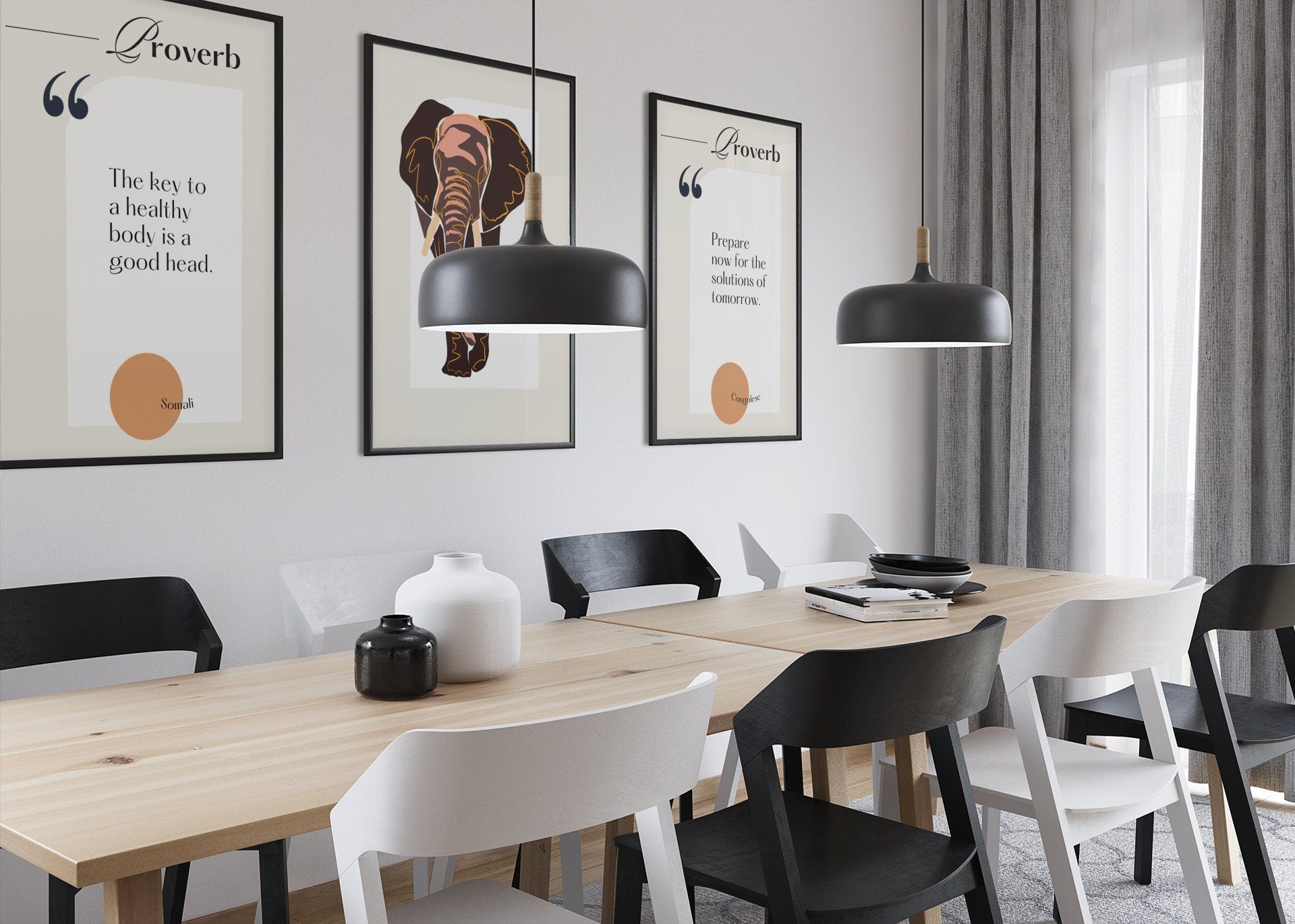 African Proverb Wall Art