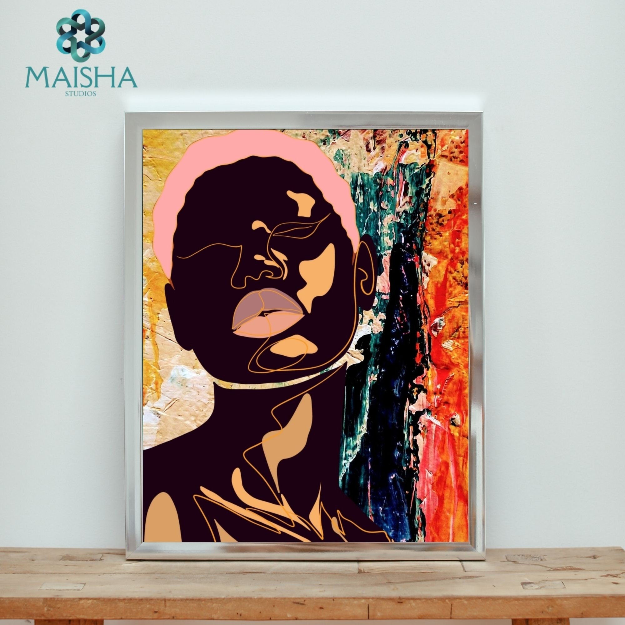 Melanin Beauty Series - “Olivia”, Digital Art Print