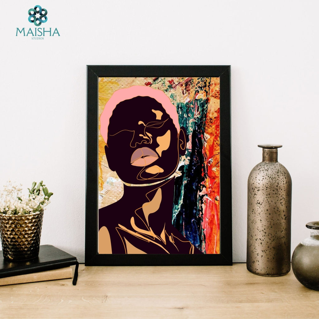 Melanin Beauty Series - “Olivia”, Digital Art Print