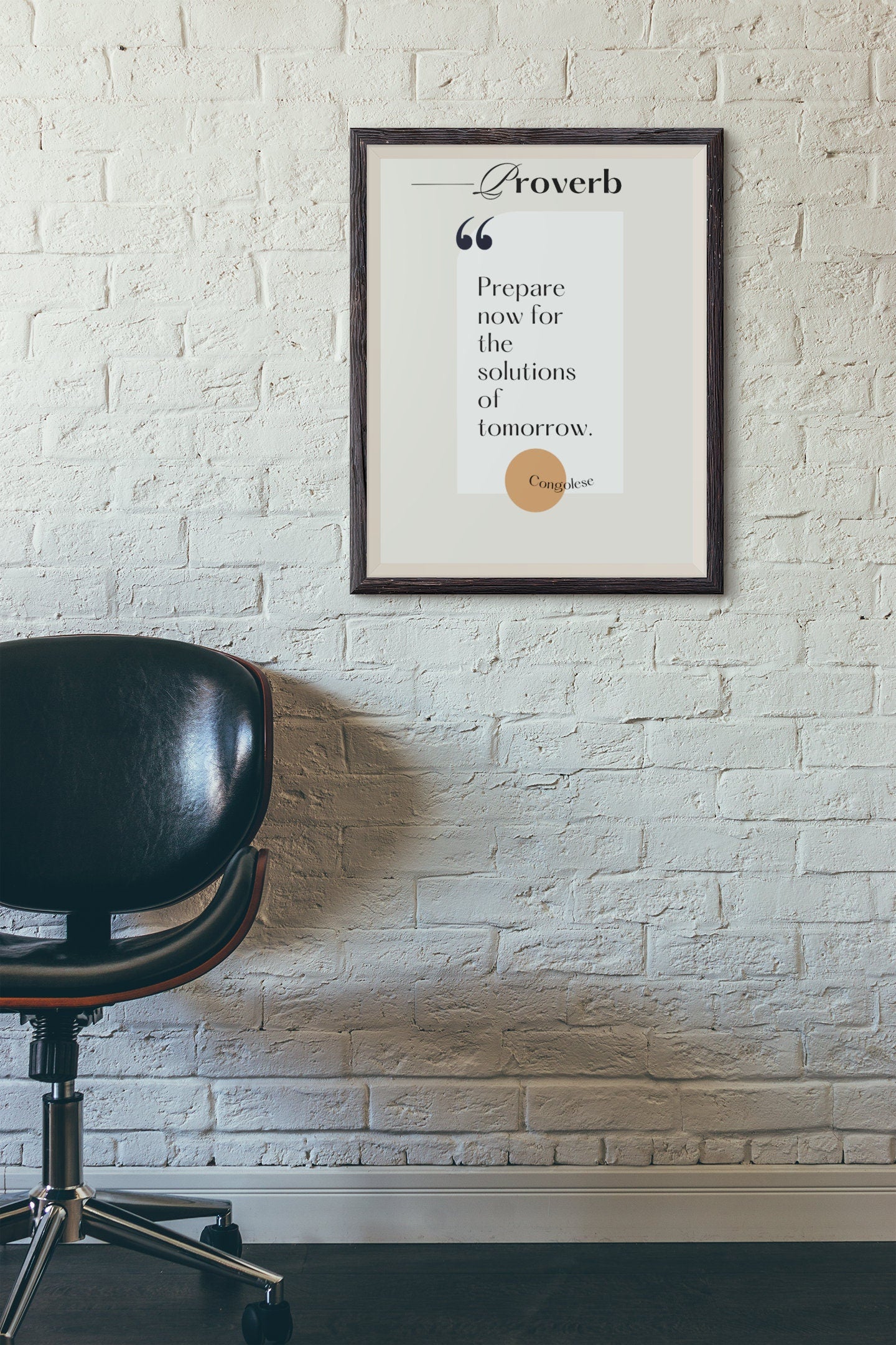 African Proverb Wall Art