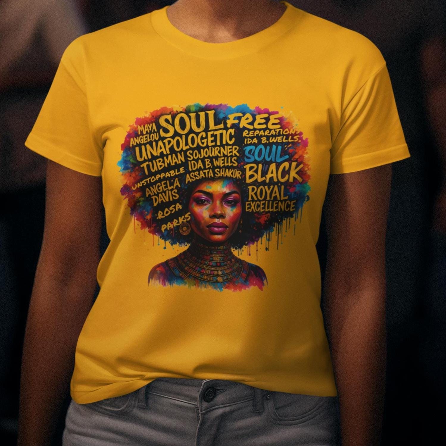 Juneteenth Soul Free Unisex T-Shirt