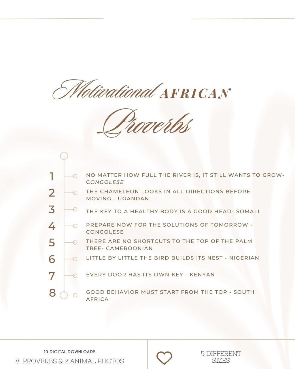 African Proverb Wall Art