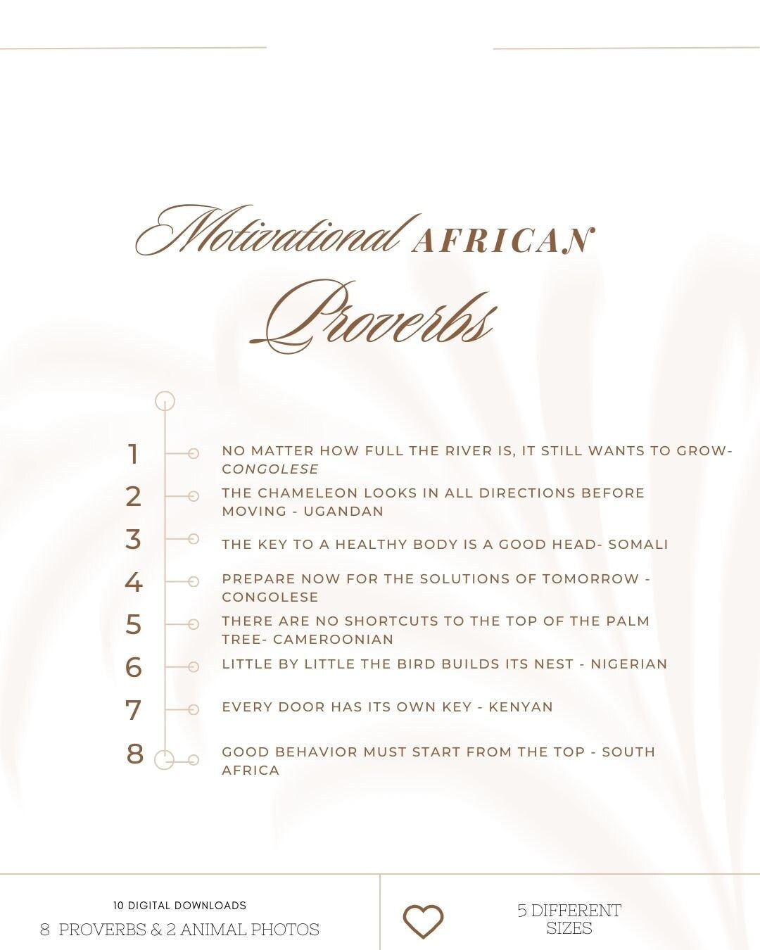 African Proverb Wall Art