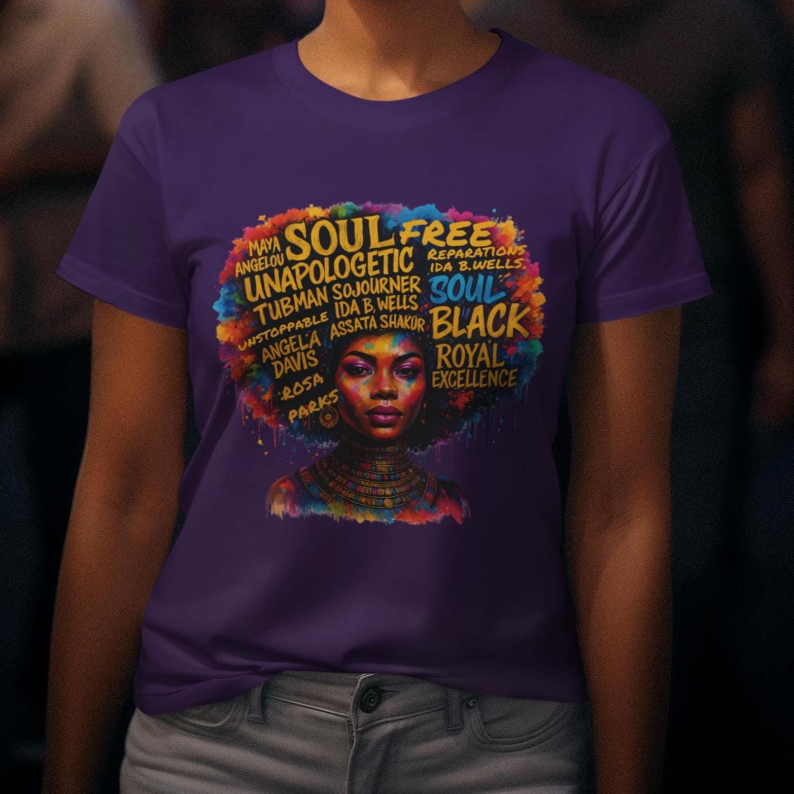 Juneteenth Soul Free Unisex T-Shirt